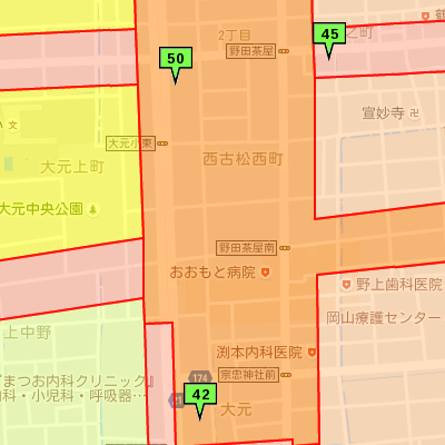 土地バンクシステム5 用途地域や公示地価がひと目でわかる